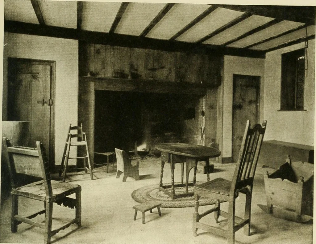 An illustration from Furniture of the Pilgrim century, 1620-1720, including colonial utensils and hardware, 1910, leaf 543