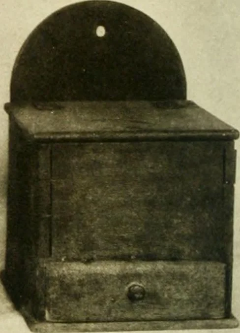 An illustration from Furniture of the Pilgrim century, 1620-1720, including colonial utensils and hardware, 1910, leaf 544