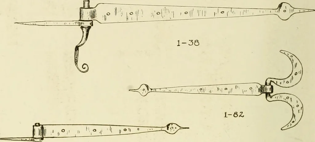 An illustration from Furniture of the Pilgrim century, 1620-1720, including colonial utensils and hardware, 1910, leaf 560