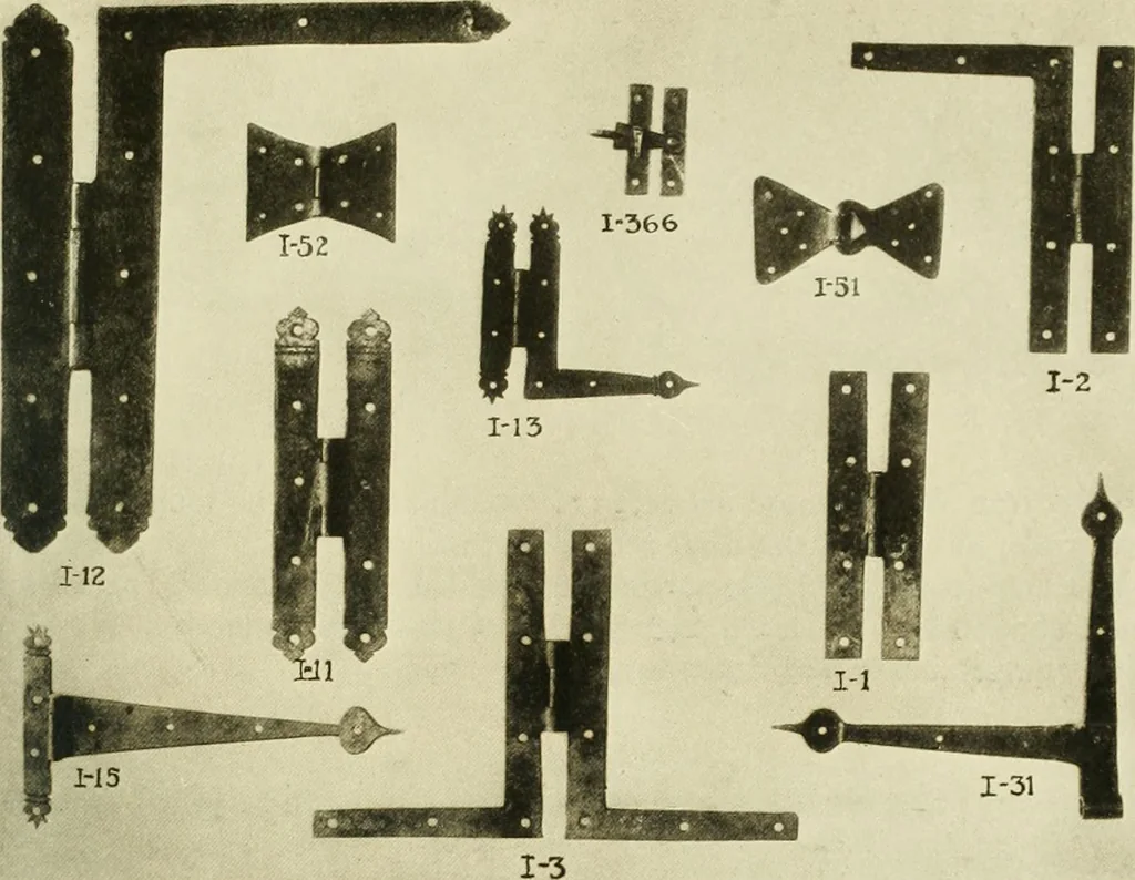An illustration from Furniture of the Pilgrim century, 1620-1720, including colonial utensils and hardware, 1910, leaf 561
