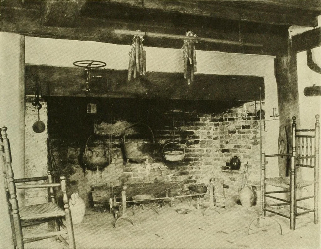 An illustration from Furniture of the Pilgrim century, 1620-1720, including colonial utensils and hardware, 1910, leaf 565