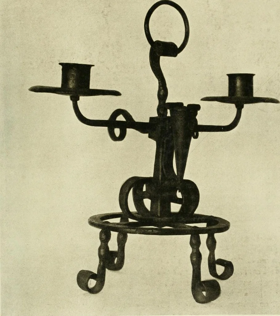 An illustration from Furniture of the Pilgrim century, 1620-1720, including colonial utensils and hardware, 1910, leaf 573