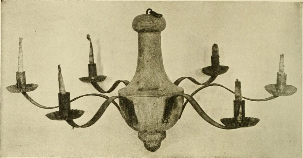 An illustration from Furniture of the Pilgrim century, 1620-1720, including colonial utensils and hardware, 1910, leaf 578