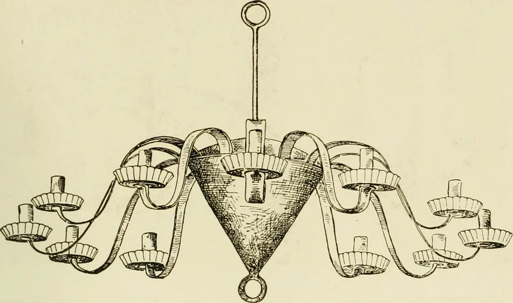 An illustration from Furniture of the Pilgrim century, 1620-1720, including colonial utensils and hardware, 1910, leaf 579