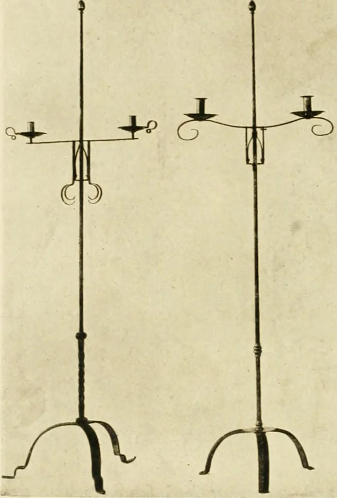 An illustration from Furniture of the Pilgrim century, 1620-1720, including colonial utensils and hardware, 1910, leaf 582