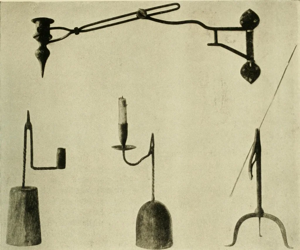 An illustration from Furniture of the Pilgrim century, 1620-1720, including colonial utensils and hardware, 1910, leaf 587