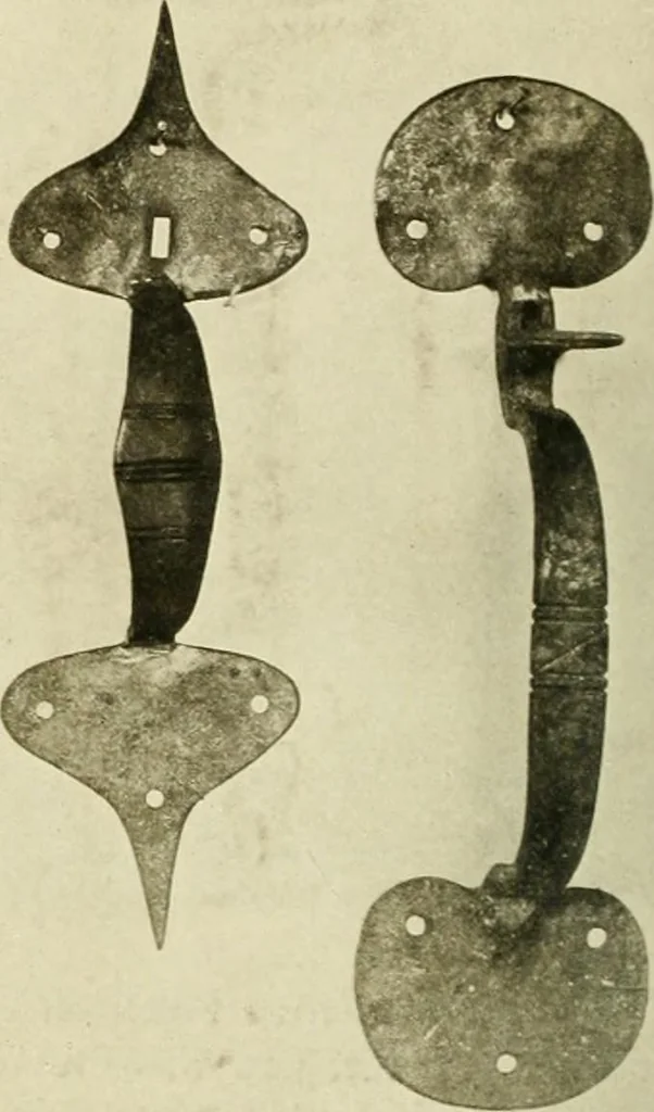 An illustration from Furniture of the Pilgrim century, 1620-1720, including colonial utensils and hardware, 1910, leaf 592