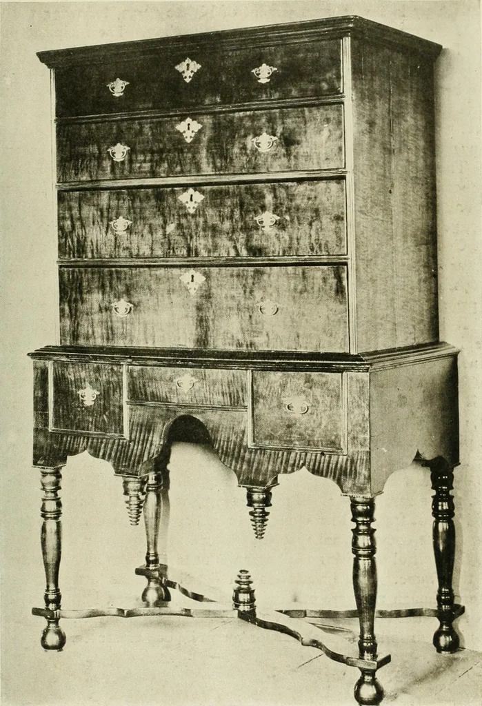 An illustration from Furniture of the Pilgrim century, 1620-1720, including colonial utensils and hardware, 1910, leaf 97