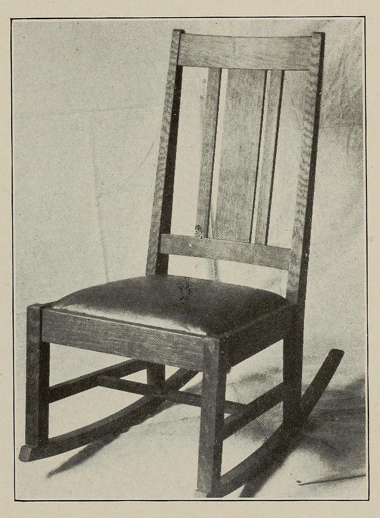 An illustration from Furniture upholstery for schools, 1919, leaf 31