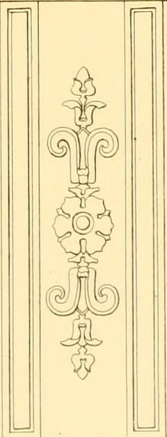 An illustration from Furniture with candelabra and interior decoration, 1838, leaf 27