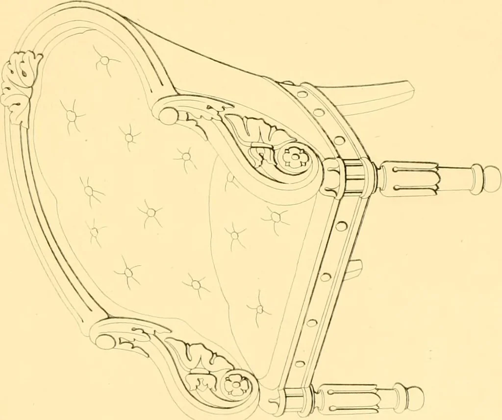 An illustration from Furniture with candelabra and interior decoration, 1838, leaf 35