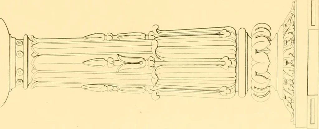An illustration from Furniture with candelabra and interior decoration, 1838, leaf 37
