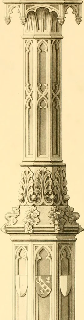 An illustration from Furniture with candelabra and interior decoration, 1838, leaf 41