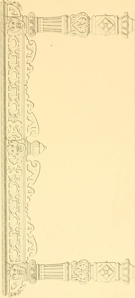 An illustration from Furniture with candelabra and interior decoration, 1838, leaf 63