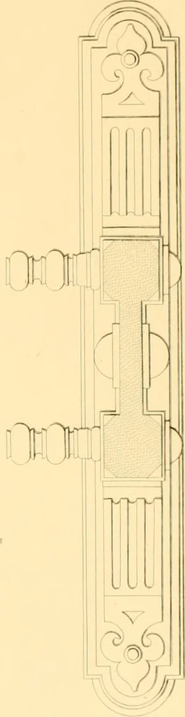 An illustration from Furniture with candelabra and interior decoration, 1838, leaf 69