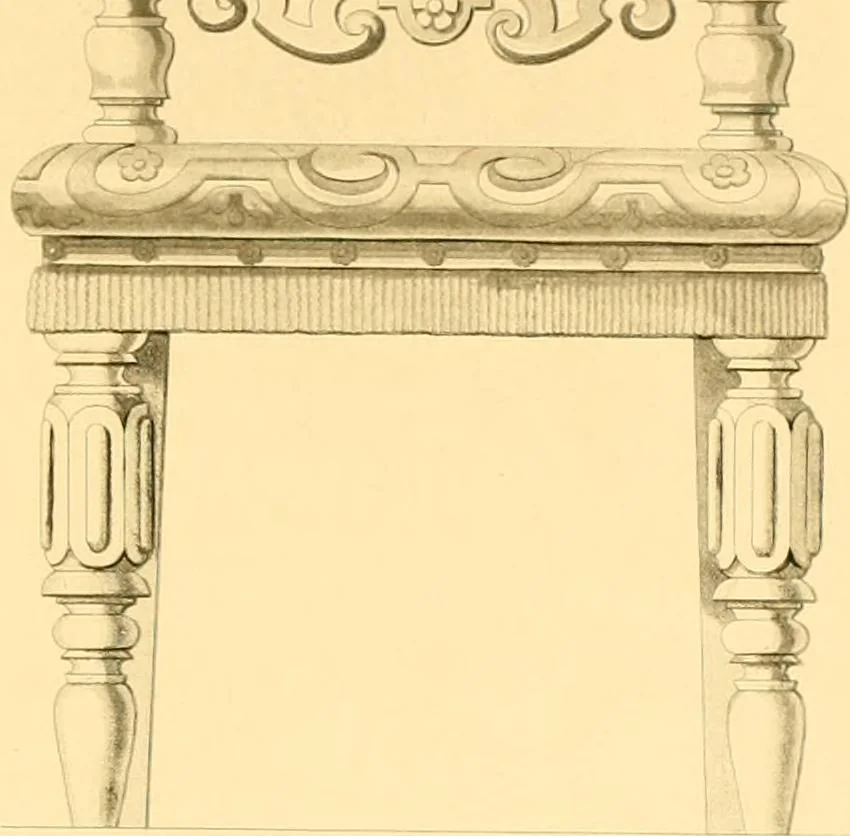 An illustration from Furniture with candelabra and interior decoration, 1838, leaf 79