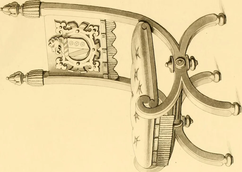 An illustration from Furniture with candelabra and interior decoration, 1838, leaf 83