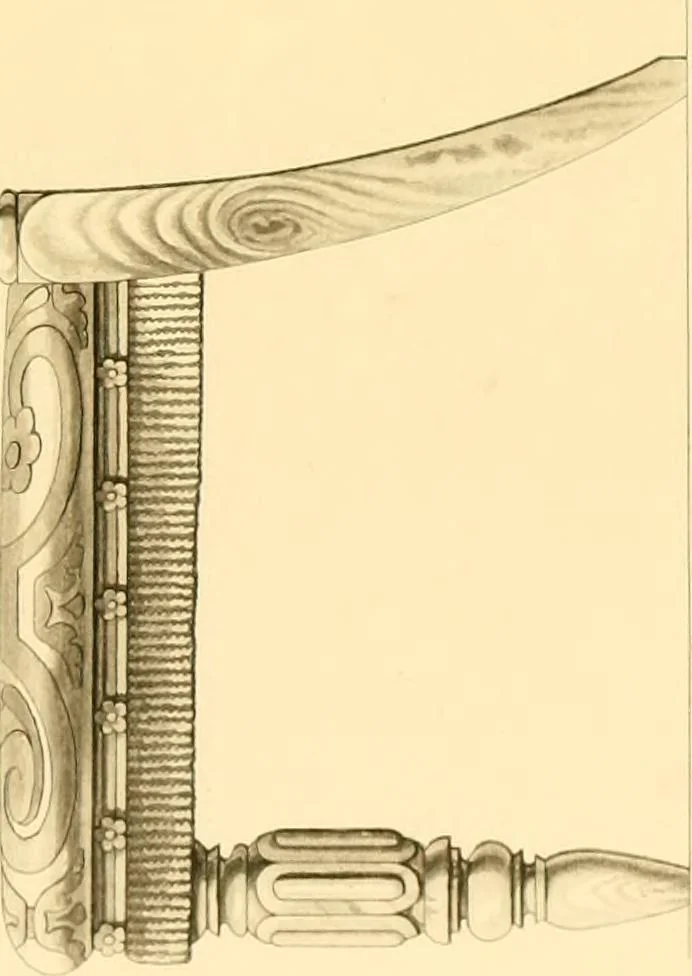 An illustration from Furniture with candelabra and interior decoration, 1838, leaf 83