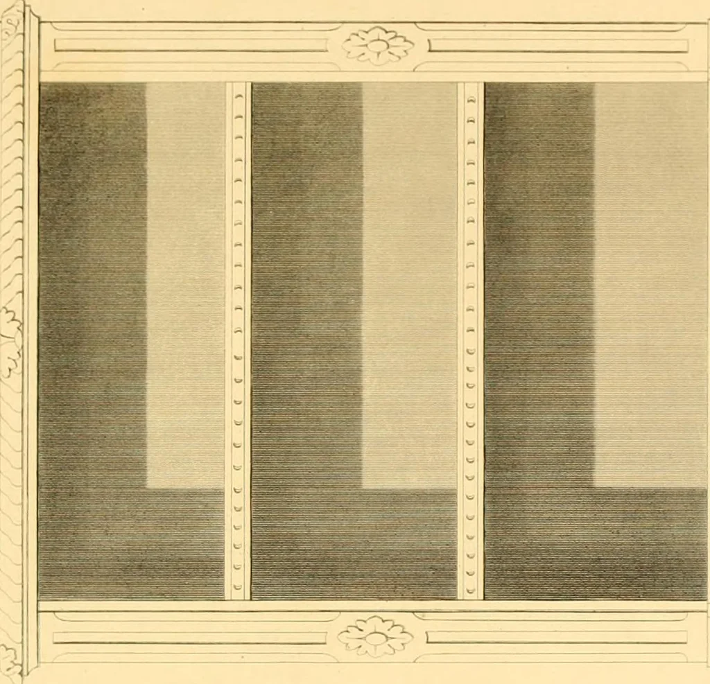 An illustration from Furniture with candelabra and interior decoration, 1838, leaf 91