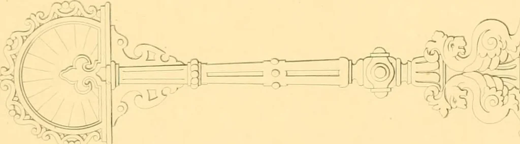 An illustration from Furniture with candelabra and interior decoration, 1838, leaf 91