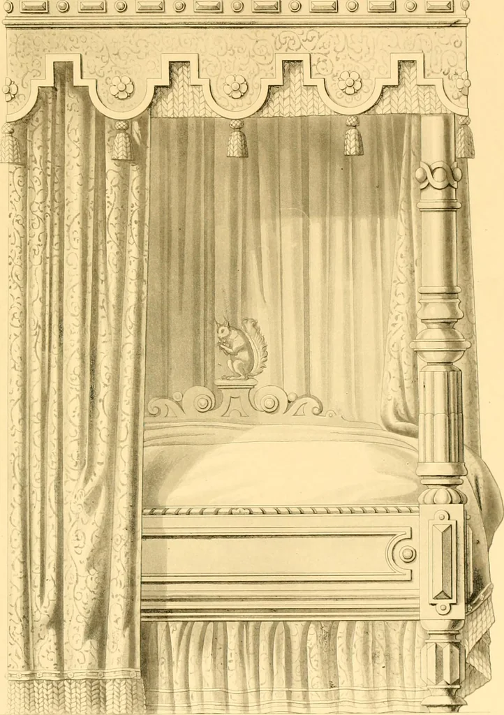 An illustration from Furniture with candelabra and interior decoration, 1838, leaf 95