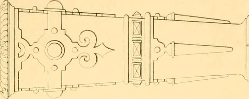 An illustration from Furniture with candelabra and interior decoration, 1838, leaf 99