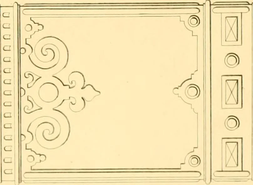 An illustration from Furniture with candelabra and interior decoration, 1838, leaf 99
