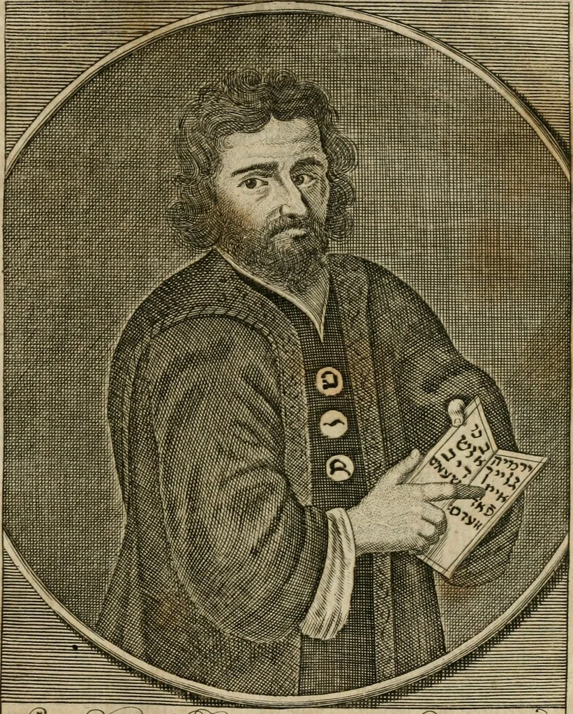 An illustration from Fürtreffliches Denck-Mahl der göttlichen Regierung bewiesen an der uhralten höchst-berühmten Antiquität des Klosters zu S. Michaëlis in Lüneburg, der in dem hohen Alter daselbst gestandenen güldenen Taffel, und anderer Kostbarkeiten : wie der gerechte Gott dero Räuber gantz wunderbarlich entdecket, zugleich viele begangene zuvor gantz unerforschliche Kirchen-Räubereyen und Diebstähle ans licht gebracht ..., 1700, leaf 100