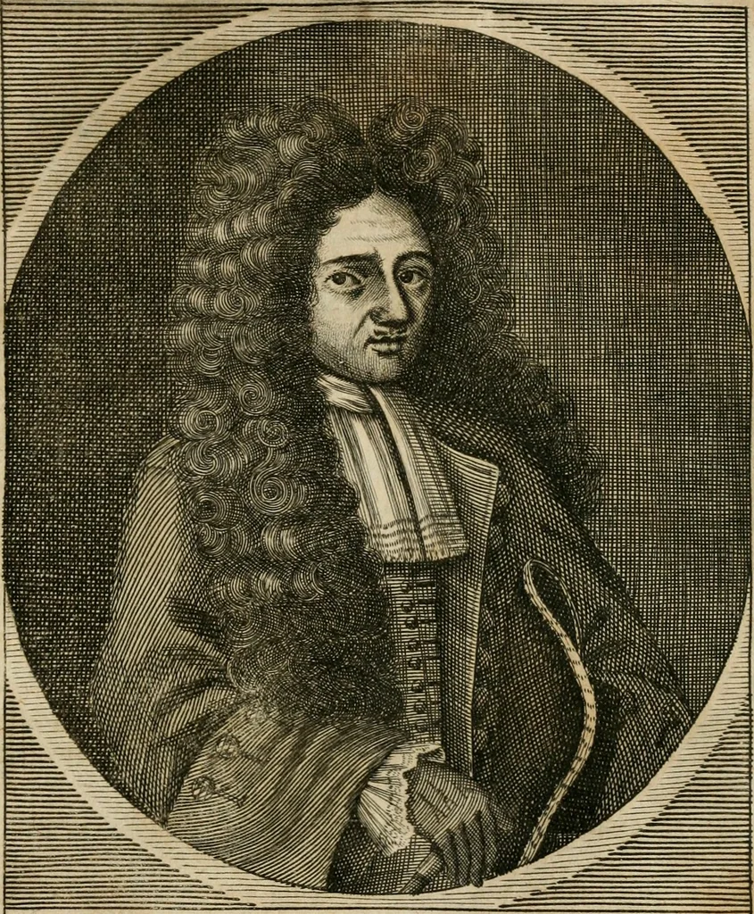 An illustration from Fürtreffliches Denck-Mahl der göttlichen Regierung bewiesen an der uhralten höchst-berühmten Antiquität des Klosters zu S. Michaëlis in Lüneburg, der in dem hohen Alter daselbst gestandenen güldenen Taffel, und anderer Kostbarkeiten : wie der gerechte Gott dero Räuber gantz wunderbarlich entdecket, zugleich viele begangene zuvor gantz unerforschliche Kirchen-Räubereyen und Diebstähle ans licht gebracht ..., 1700, leaf 170