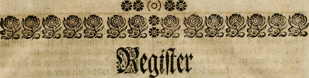 An illustration from Fürtreffliches Denck-Mahl der göttlichen Regierung bewiesen an der uhralten höchst-berühmten Antiquität des Klosters zu S. Michaëlis in Lüneburg, der in dem hohen Alter daselbst gestandenen güldenen Taffel, und anderer Kostbarkeiten : wie der gerechte Gott dero Räuber gantz wunderbarlich entdecket, zugleich viele begangene zuvor gantz unerforschliche Kirchen-Räubereyen und Diebstähle ans licht gebracht ..., 1700, leaf 386