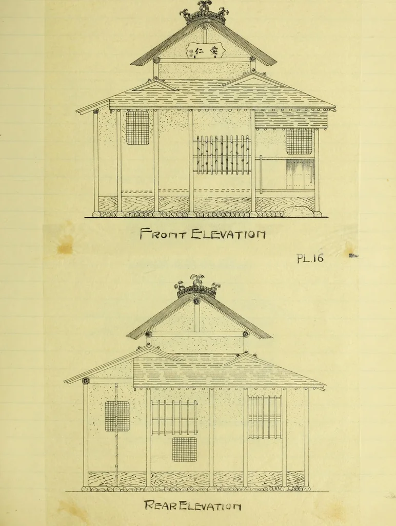 An illustration from Future development of Japanese dwelling houses, 1905, leaf 101