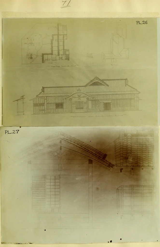 An illustration from Future development of Japanese dwelling houses, 1905, leaf 145