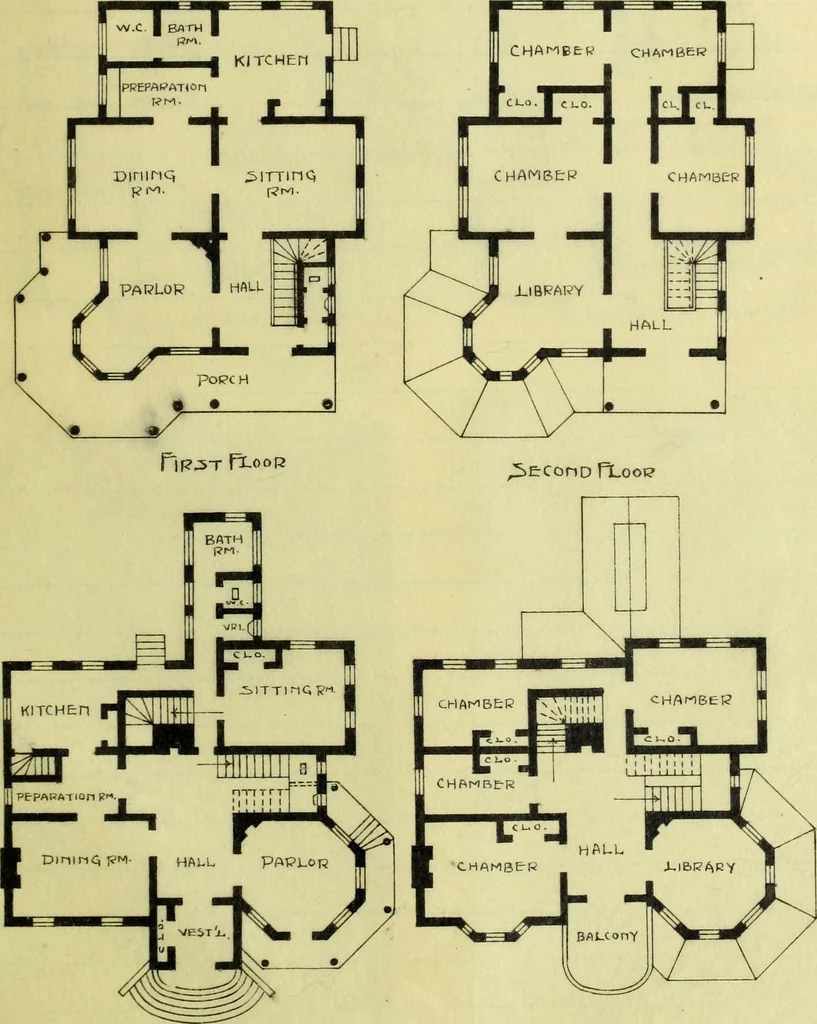 An illustration from Future development of Japanese dwelling houses, 1905, leaf 167