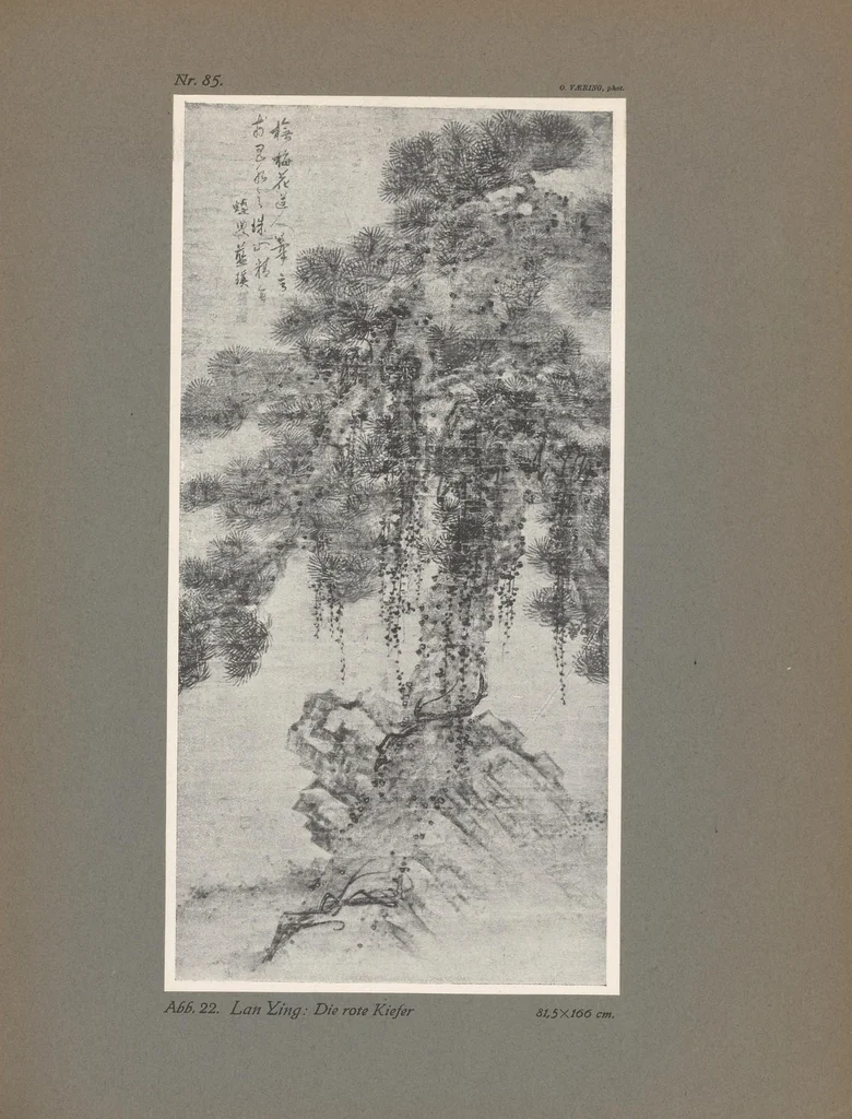An illustration from Führer durch eine Ausstellung chinesischer Gemälde, 1919, leaf 91