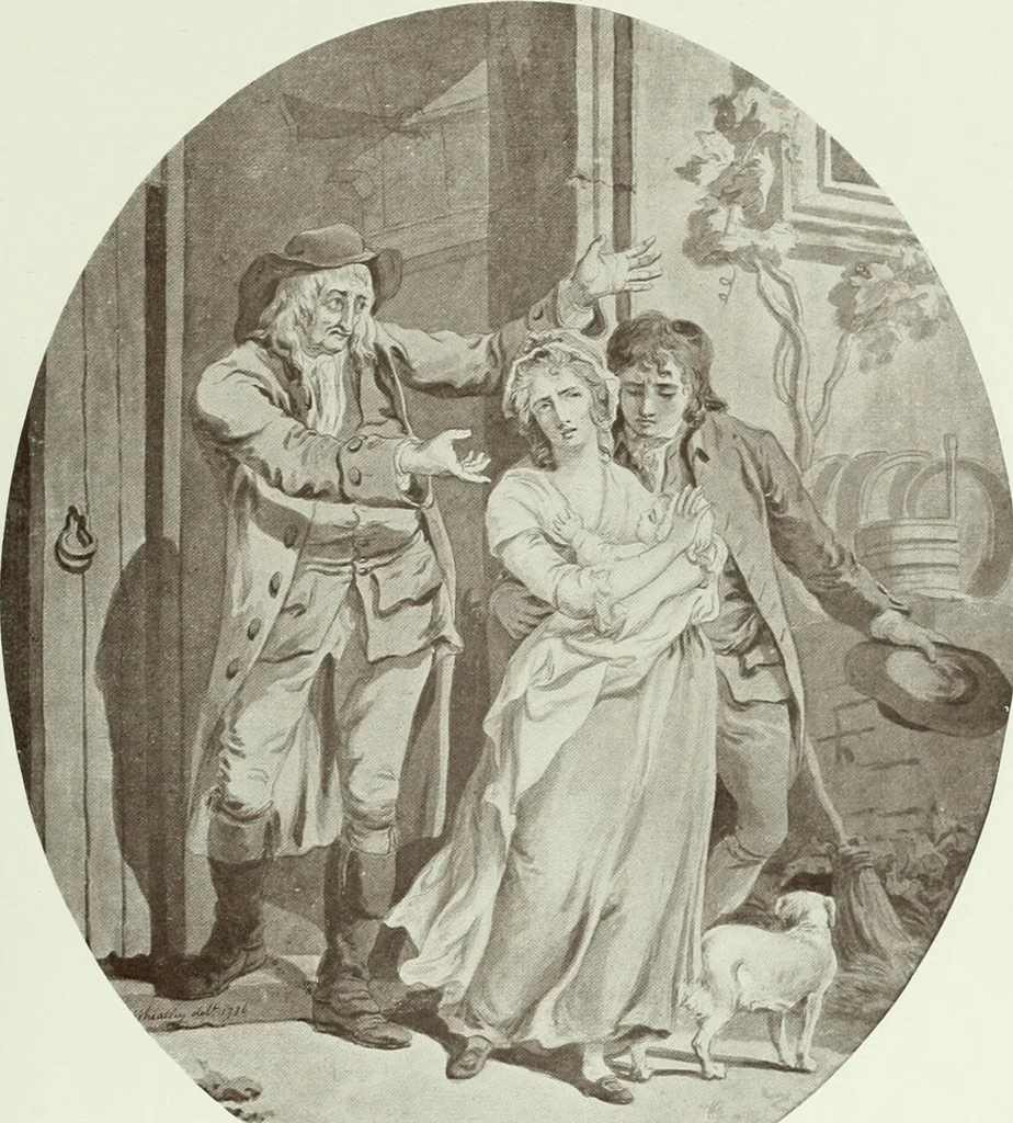 An illustration from F. Wheatley, R. A., his life and works, with a catalogue of his engraved pictures, 1910, leaf 100