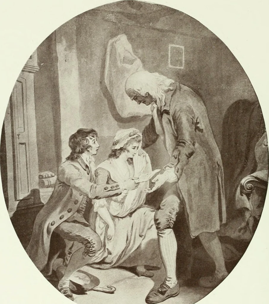 An illustration from F. Wheatley, R. A., his life and works, with a catalogue of his engraved pictures, 1910, leaf 101