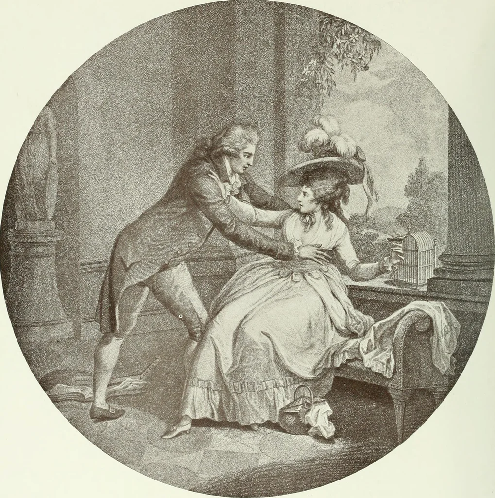 An illustration from F. Wheatley, R. A., his life and works, with a catalogue of his engraved pictures, 1910, leaf 103