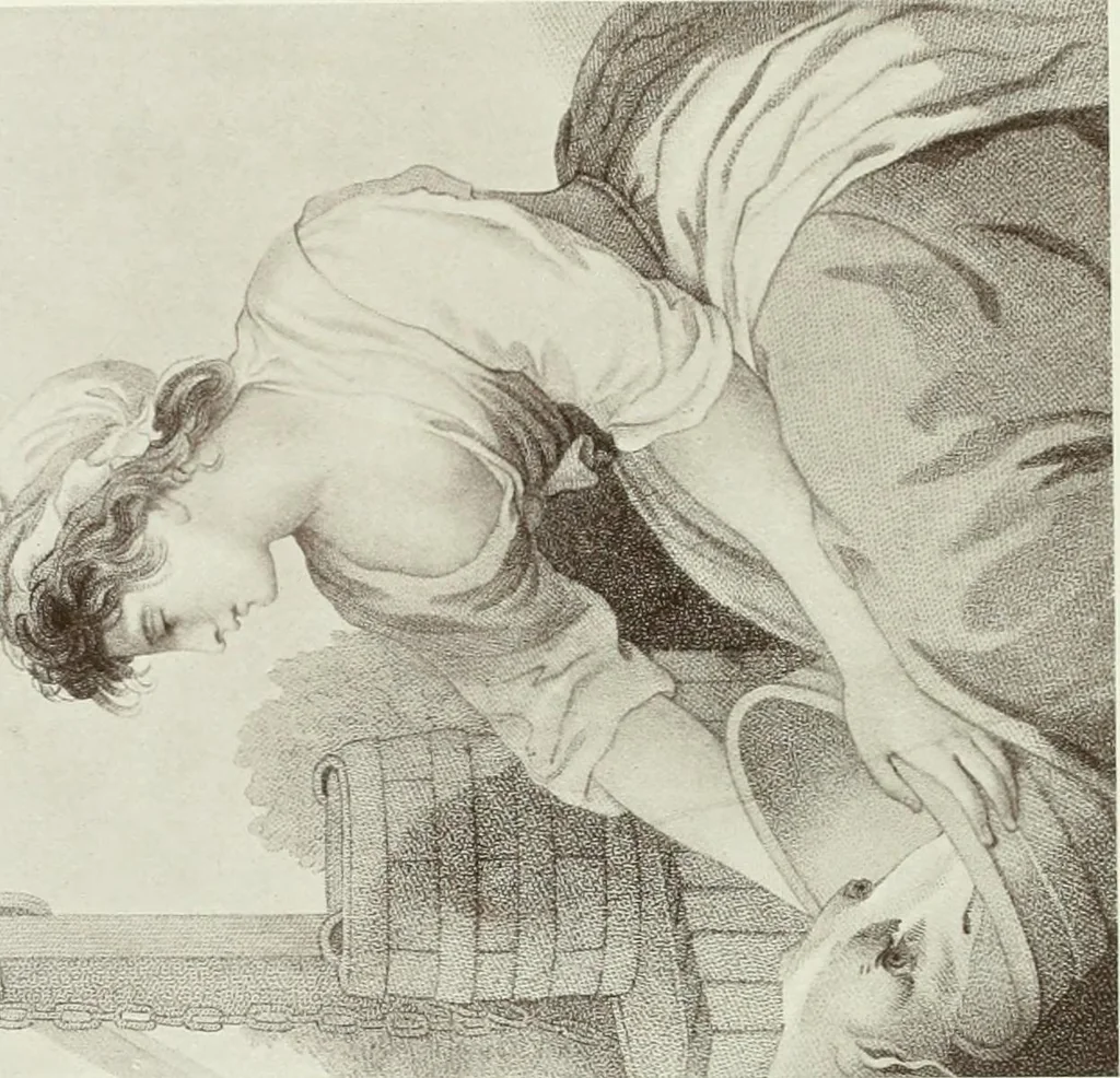 An illustration from F. Wheatley, R. A., his life and works, with a catalogue of his engraved pictures, 1910, leaf 107
