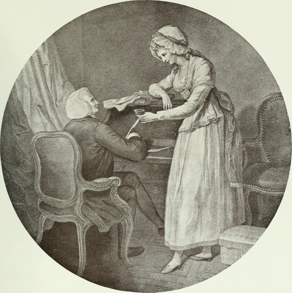 An illustration from F. Wheatley, R. A., his life and works, with a catalogue of his engraved pictures, 1910, leaf 108