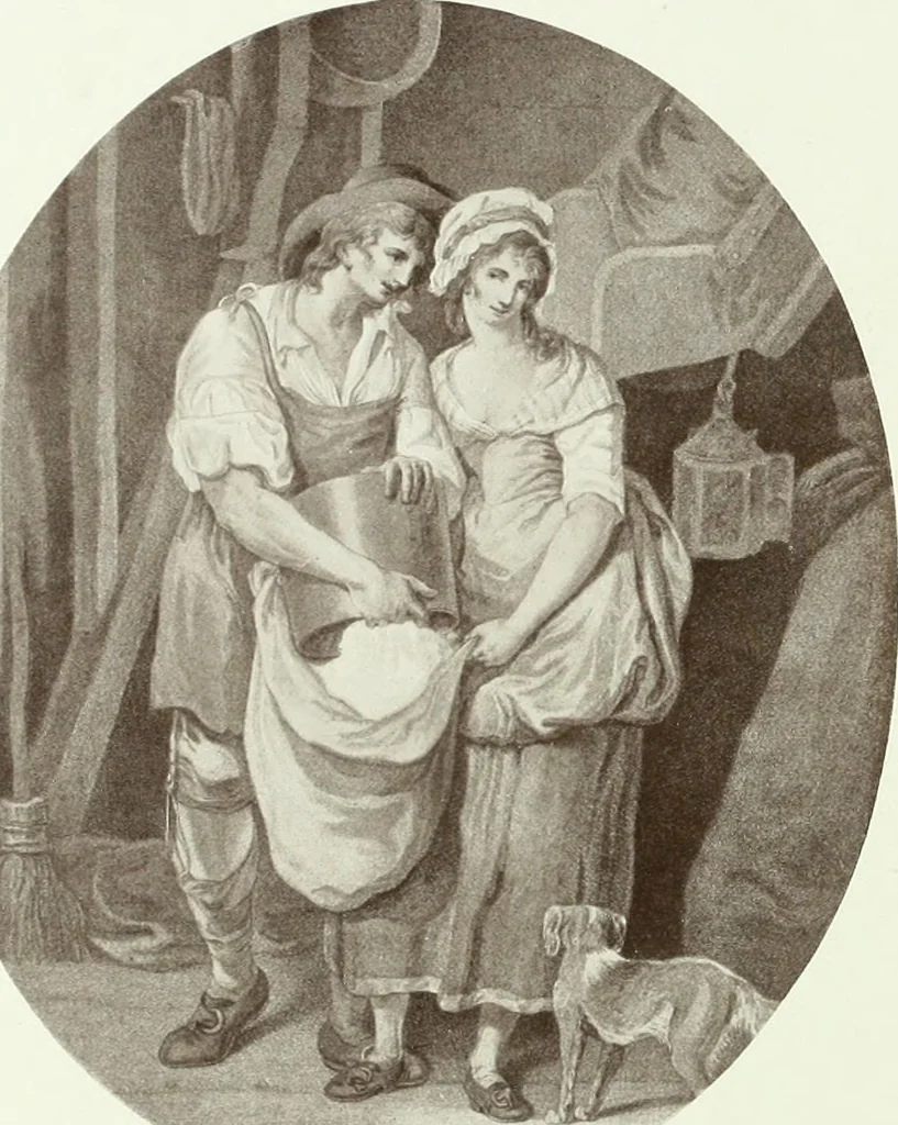 An illustration from F. Wheatley, R. A., his life and works, with a catalogue of his engraved pictures, 1910, leaf 109