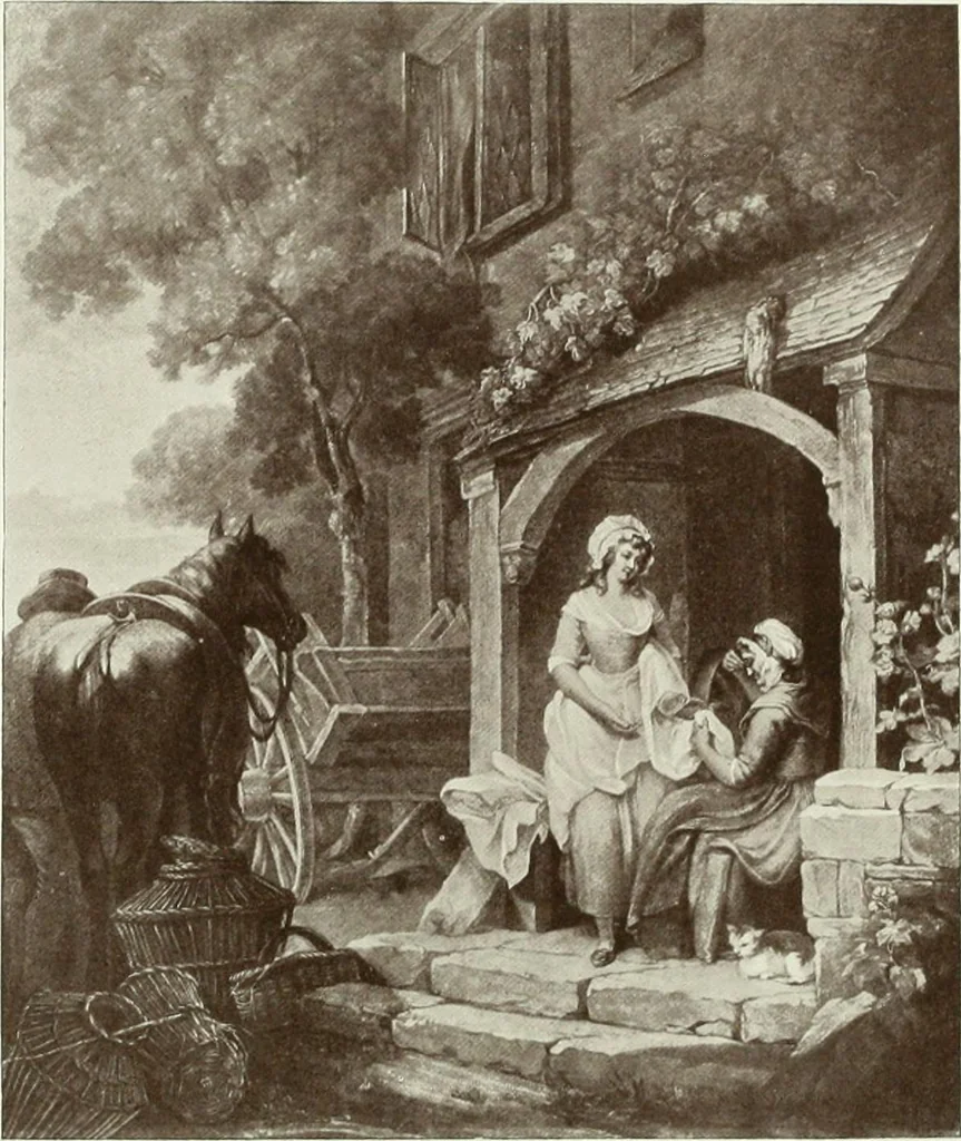An illustration from F. Wheatley, R. A., his life and works, with a catalogue of his engraved pictures, 1910, leaf 111