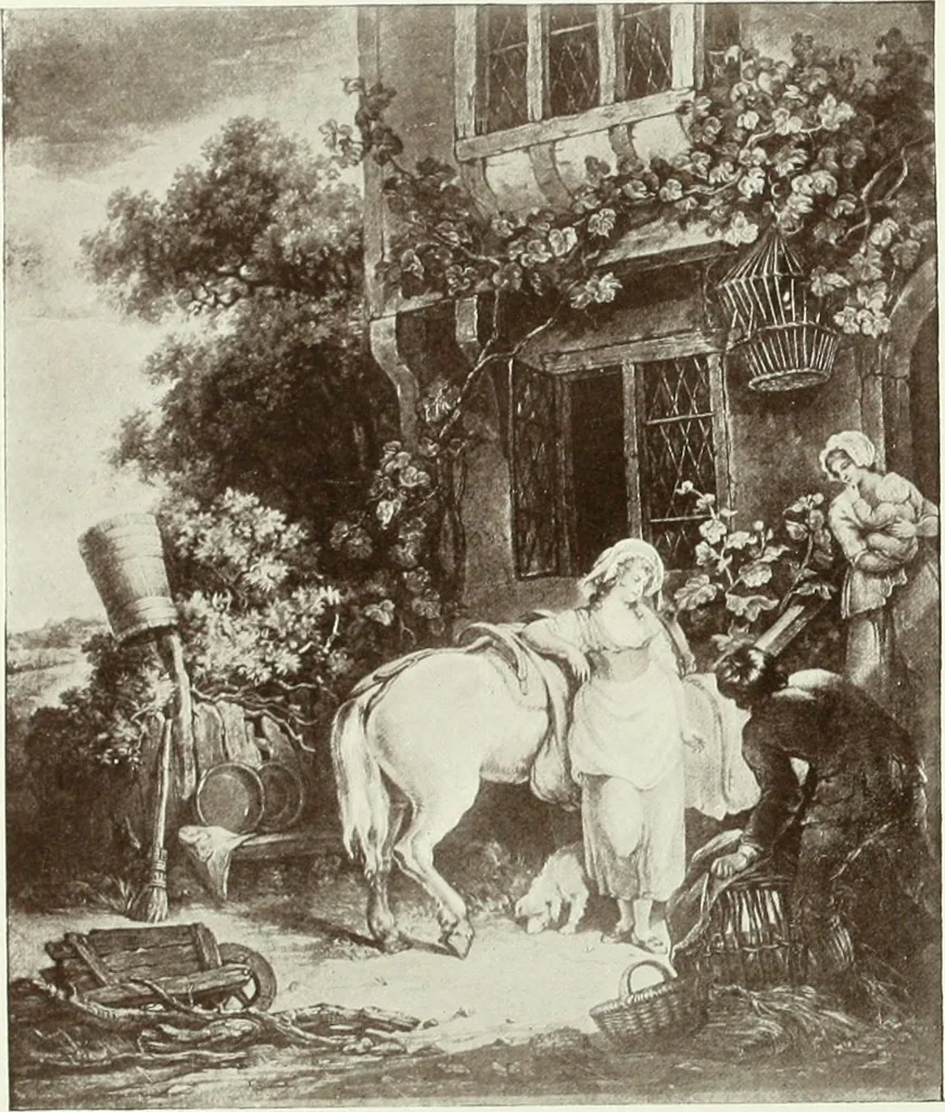 An illustration from F. Wheatley, R. A., his life and works, with a catalogue of his engraved pictures, 1910, leaf 111