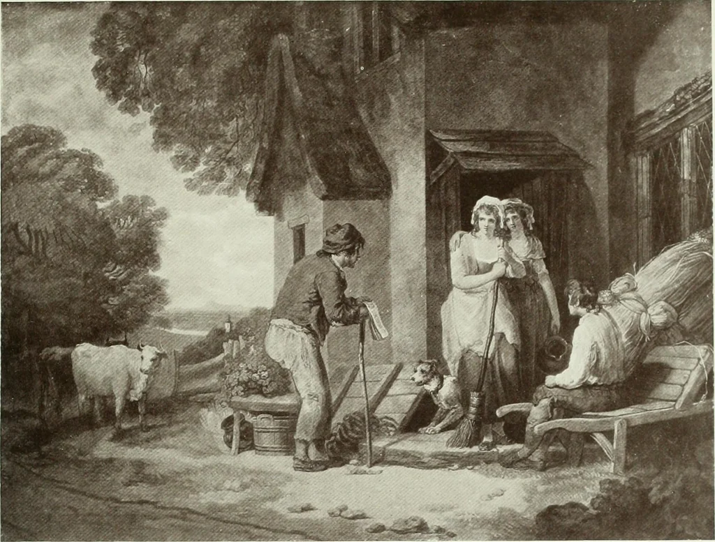 An illustration from F. Wheatley, R. A., his life and works, with a catalogue of his engraved pictures, 1910, leaf 112