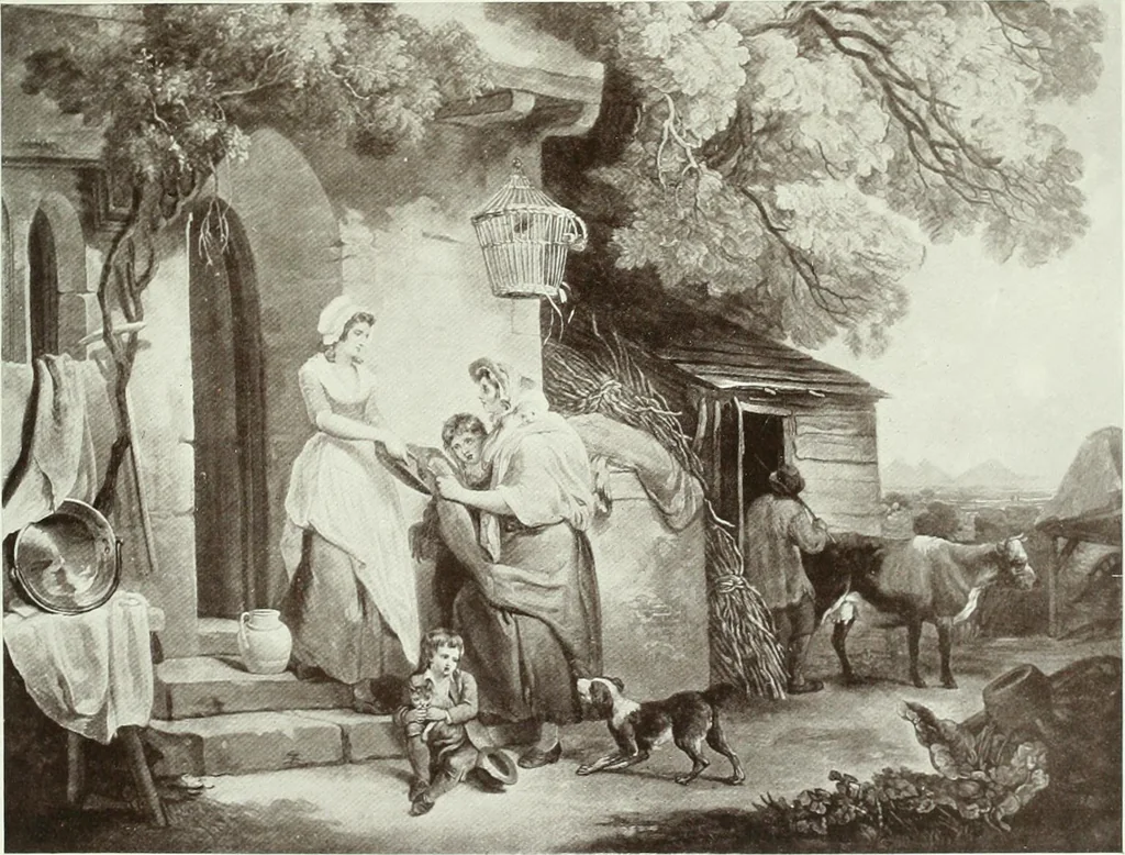 An illustration from F. Wheatley, R. A., his life and works, with a catalogue of his engraved pictures, 1910, leaf 112