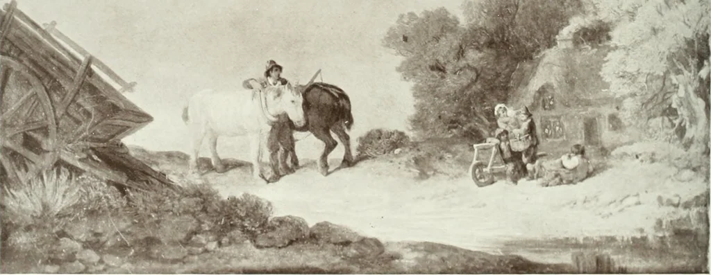 An illustration from F. Wheatley, R. A., his life and works, with a catalogue of his engraved pictures, 1910, leaf 115