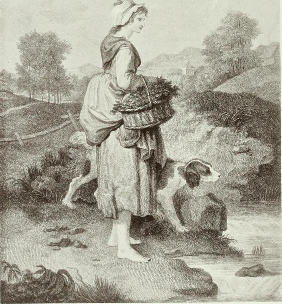 An illustration from F. Wheatley, R. A., his life and works, with a catalogue of his engraved pictures, 1910, leaf 116