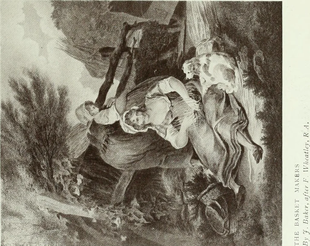 An illustration from F. Wheatley, R. A., his life and works, with a catalogue of his engraved pictures, 1910, leaf 118