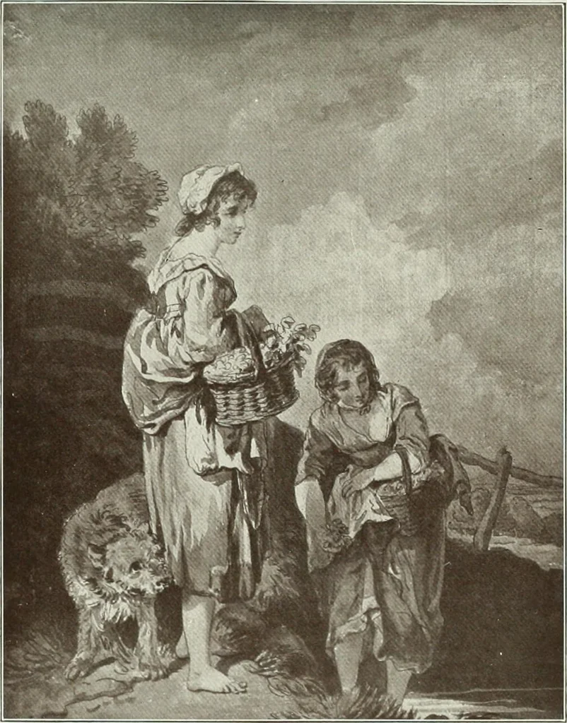 An illustration from F. Wheatley, R. A., his life and works, with a catalogue of his engraved pictures, 1910, leaf 122