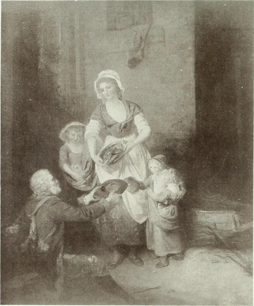 An illustration from F. Wheatley, R. A., his life and works, with a catalogue of his engraved pictures, 1910, leaf 122