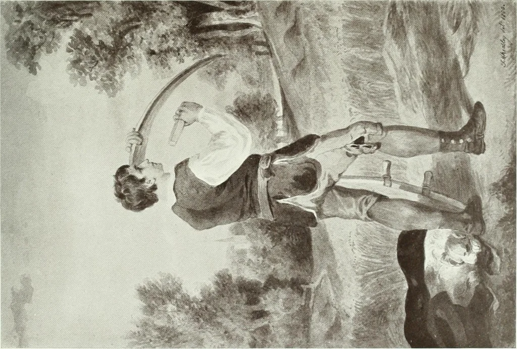An illustration from F. Wheatley, R. A., his life and works, with a catalogue of his engraved pictures, 1910, leaf 124